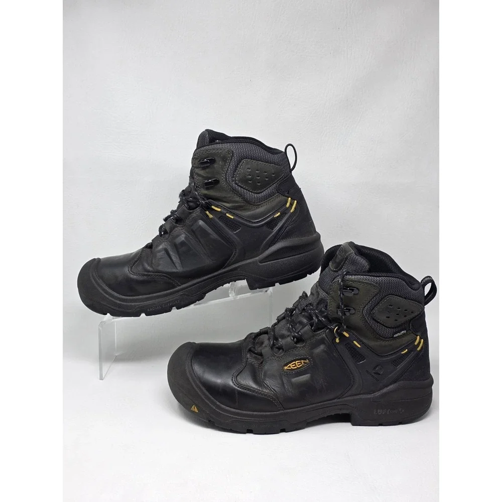 KEEN Utility 1021469D Men Size 11D Dover Waterproof Earth Boots Work Shoes COMP